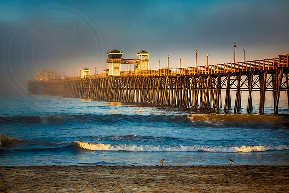 Morning Fog at Oceanside Pier